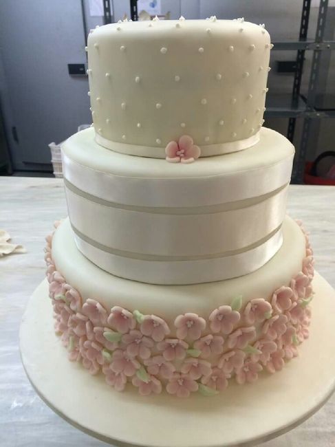 Bolo dos noivos quadrado - 1