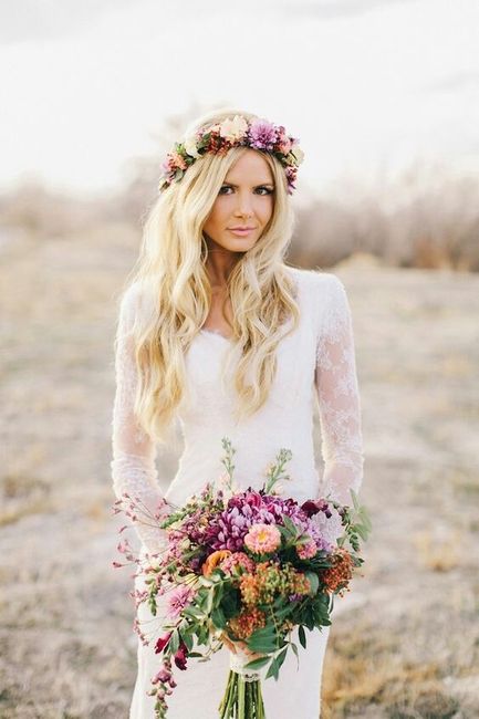 Penteados: inspirações com flores - 13