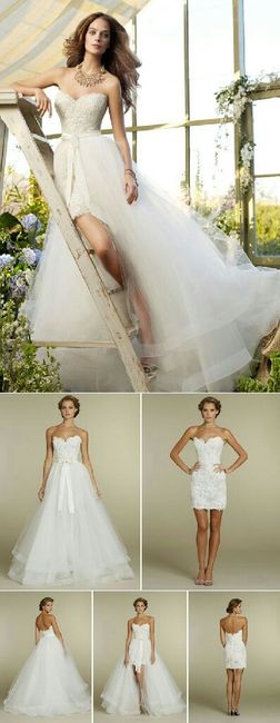 Vestido: saia amovível - 2