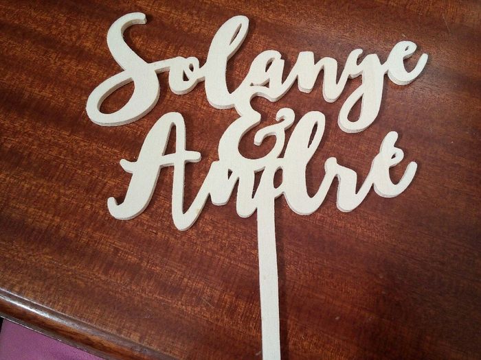 Cake topper - willow tree - check - 1