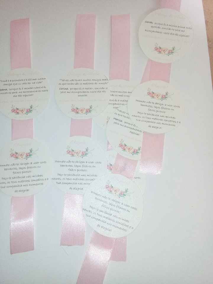 Convites damas de honor diy #1 - 1