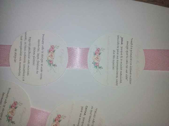 Convites damas de honor diy #1 - 1