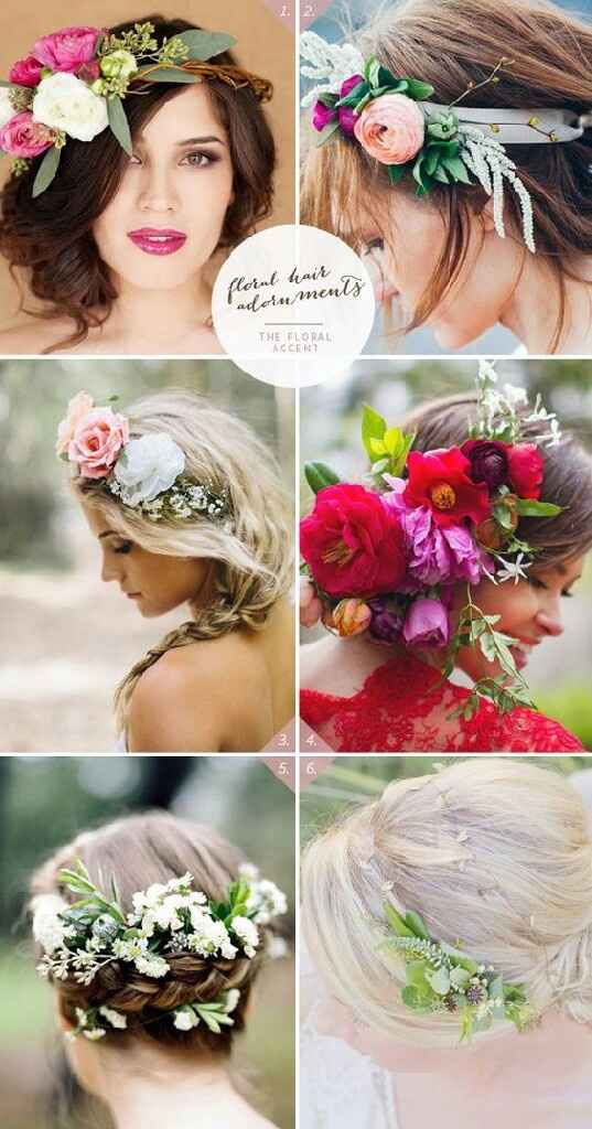 Penteados: inspirações com flores - 6