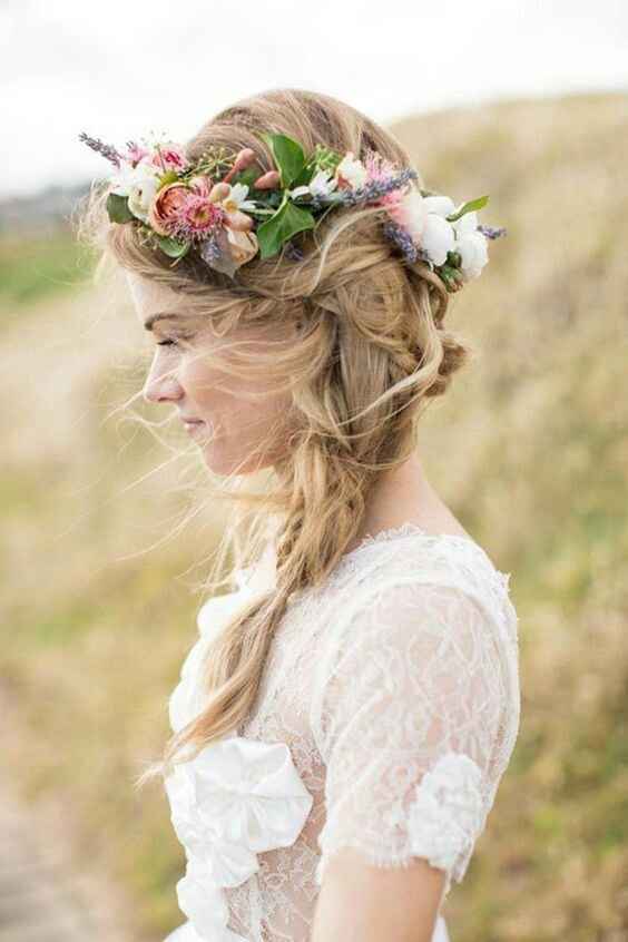 Penteados: inspirações com flores - 7