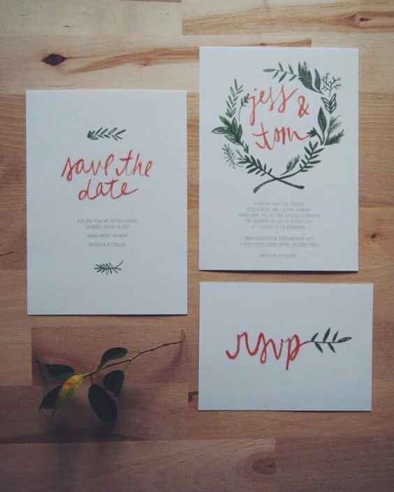 Inspirações florais: convites - 13