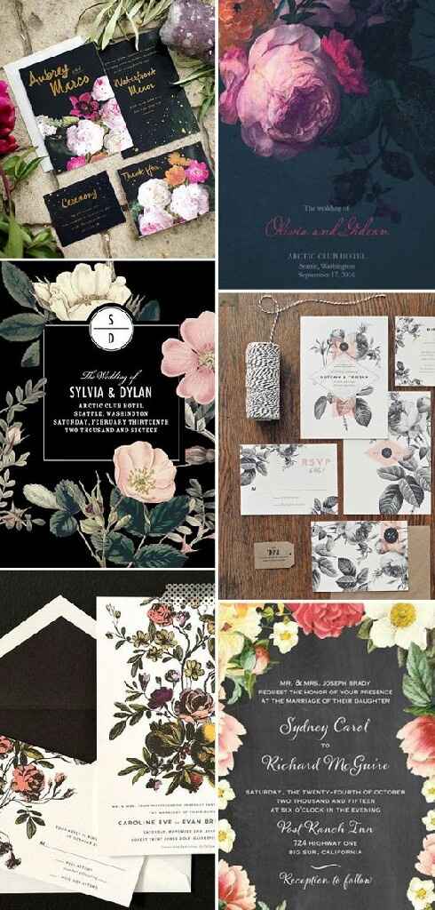 Inspirações florais: convites - 15