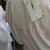 O robe para utilizarem no dia do casamento