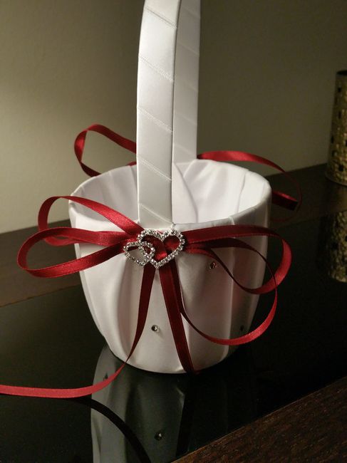 Porta pétalas da menina das alianças