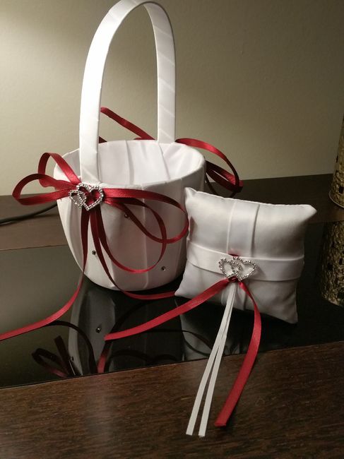 Almofada para as alianças 