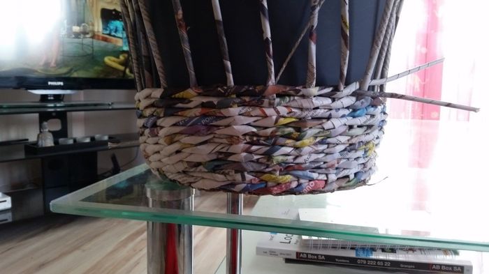 Cesta a ganhar forma