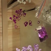 Confettis para os cones