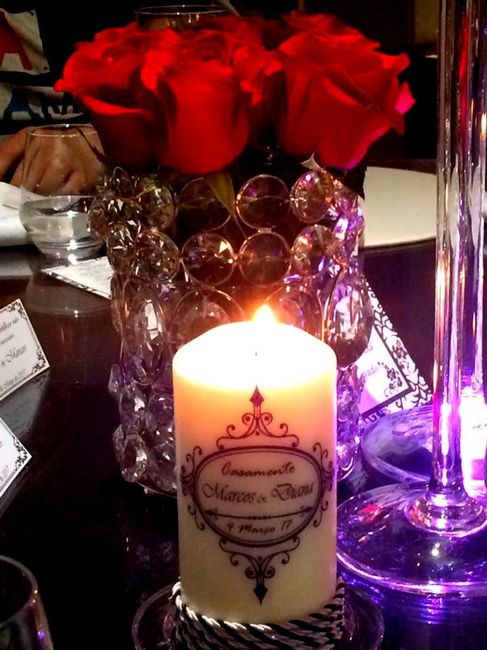 Velas Personalizadas - Decoração Mesa