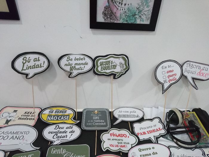 Preparação de photobooth