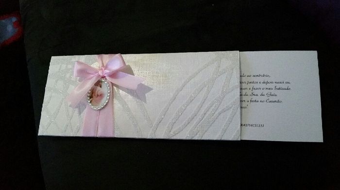 O meu convite de casamento - 1