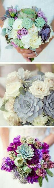Inspirações ramos de suculentas - 4