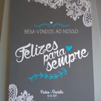 Quadro boas vindas onde comprar? - 1
