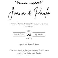 Convites - 1