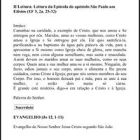 Cerimónia reliogiosa: help !! - 2