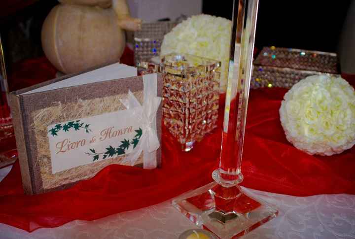 Mesa do livro de honra