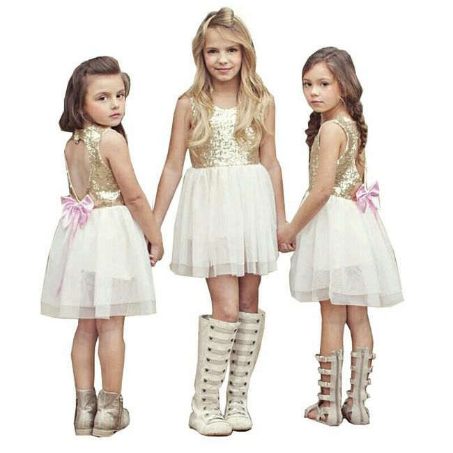 Vestidos menina flores/alianças - 1