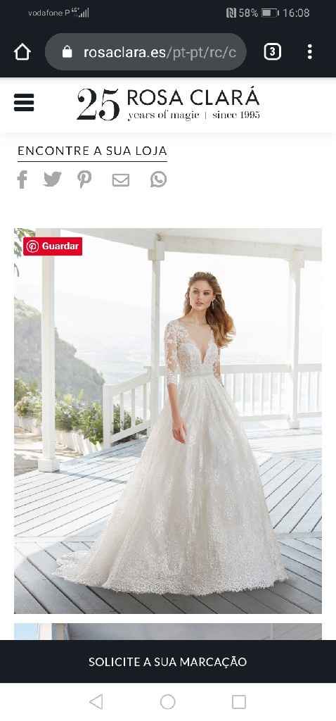 a dificuldade na escolha do "vestido". - 3