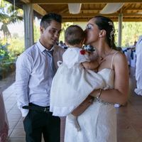 Com a nossa filha