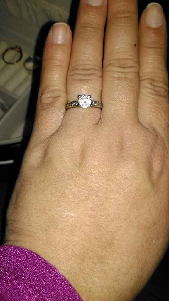 Anel de diamante - 1