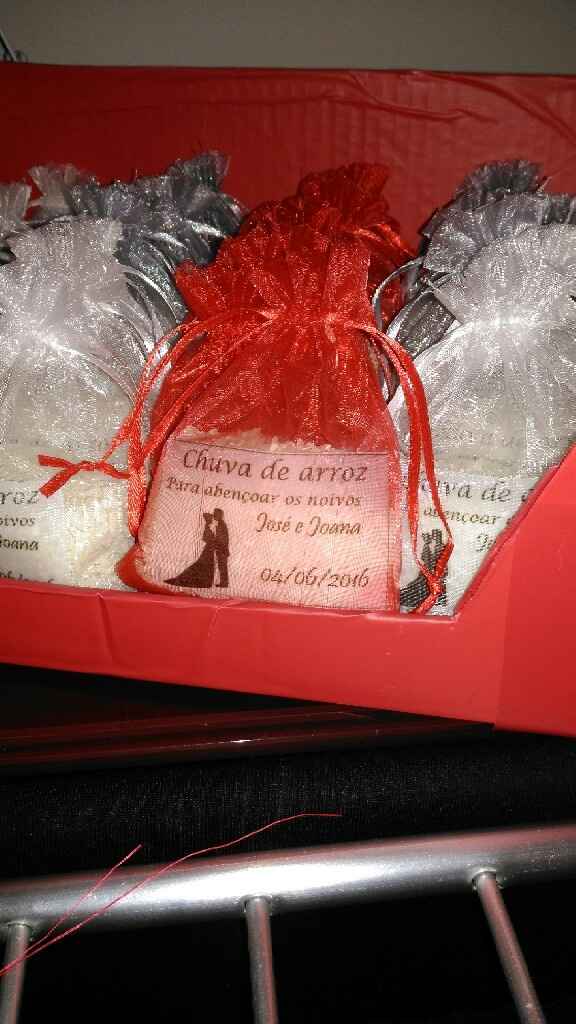 Os meus saquinhos de arroz - 1