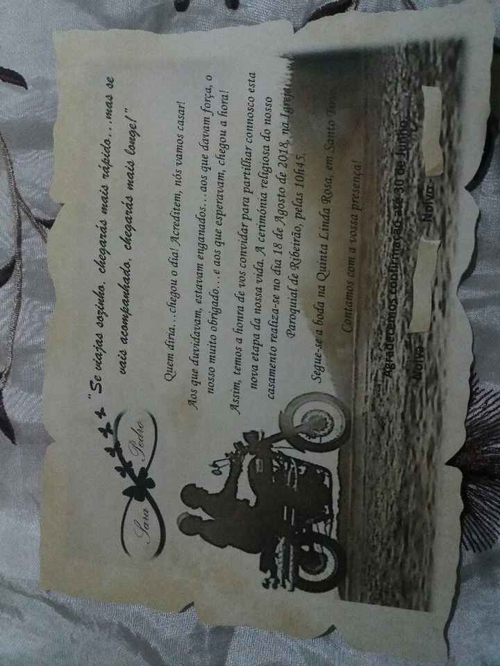 Já tens os teus convites? Mostra-nos! - 1