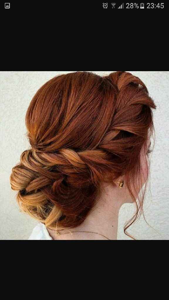  Penteado semi solto com tranças ajuda. - 4