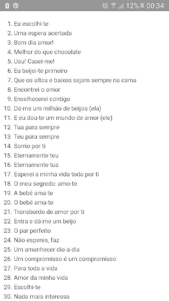  Frases para alianças 😉😉 - 1