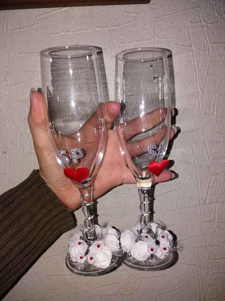  Copos de champanhe  (flutes) diy, inspirações - 1