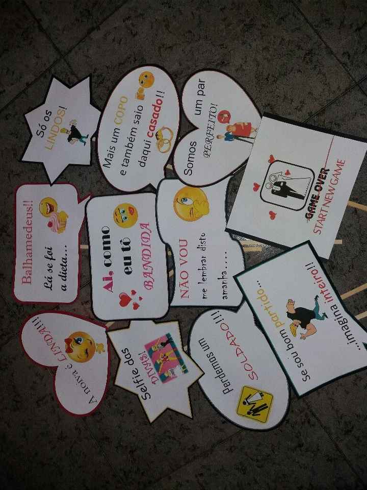  Plaquinhas photobooth🤗🤗 - 1