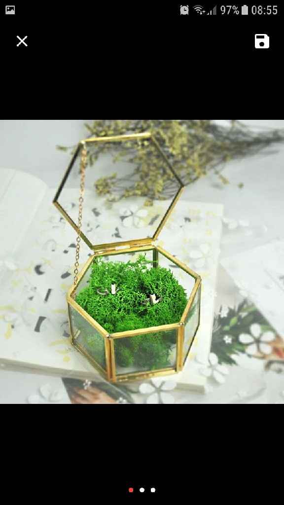  Porta alianças - caixinha de vidro - 4