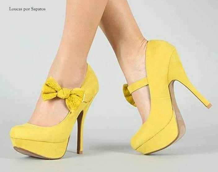 Sapatinhos para um look com amarelo 🤗🤗 - 4