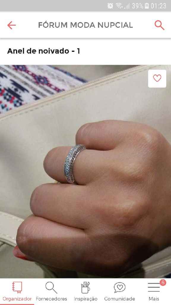 o anel de noivado 💍😍 - 1