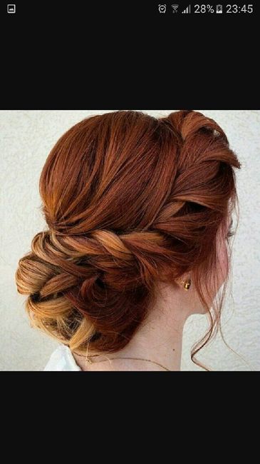  Penteado semi solto com tranças ajuda. - 4