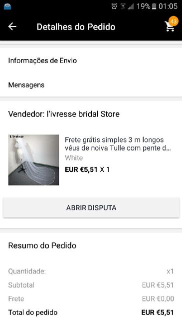 Véu - onde comprar 1