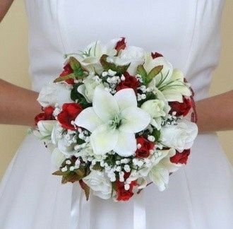 Helppppp... ideias de ramos de noiva com rosas vermelhas 3