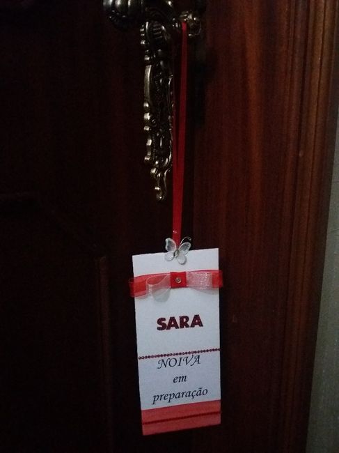 Placa Porta Noivos - 2