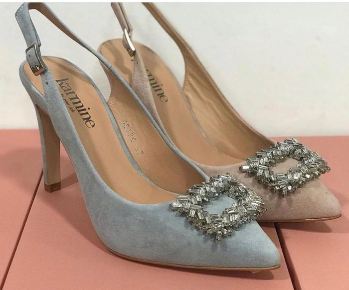 Sapatos azul dusty ou rosa velho coral??? - 1