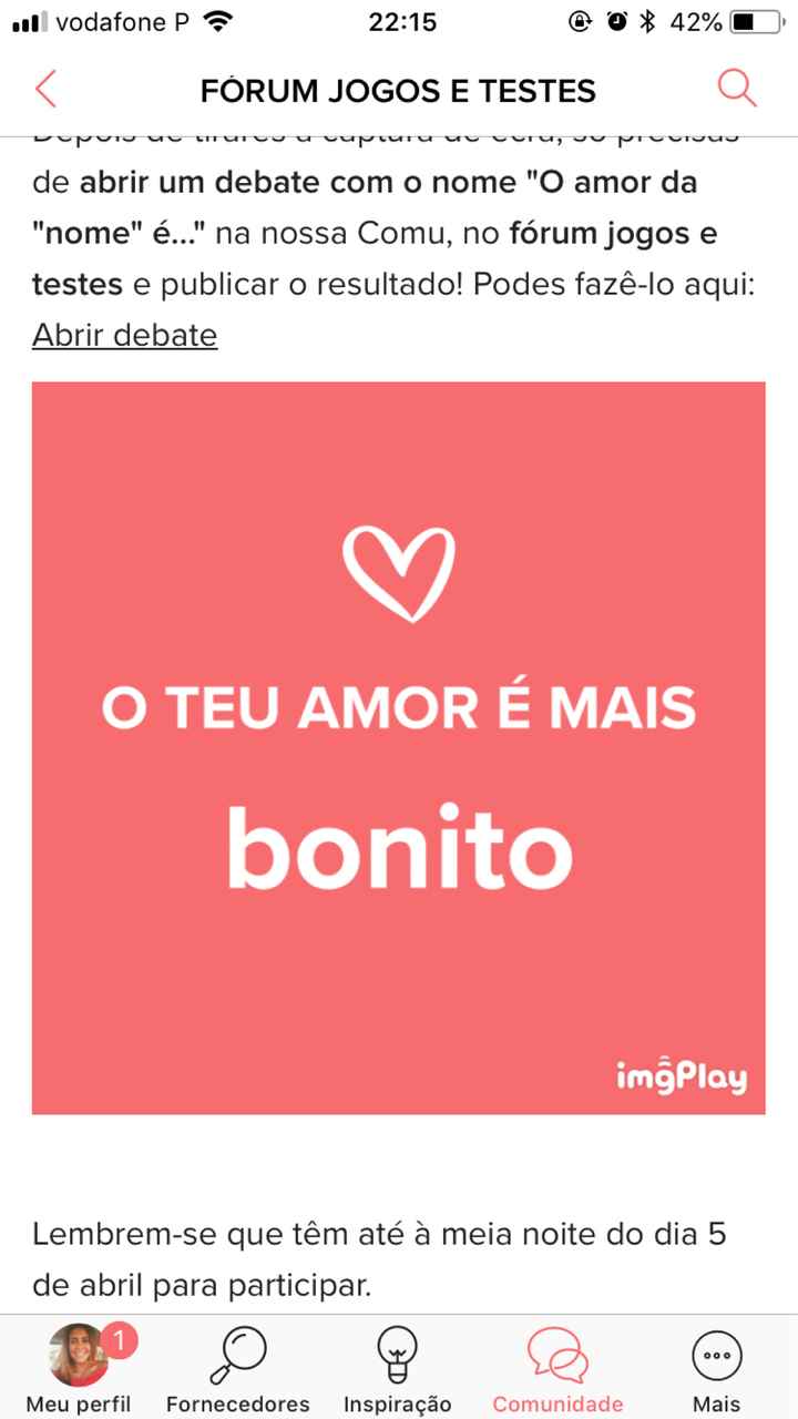 o amor da Rita é... - 1