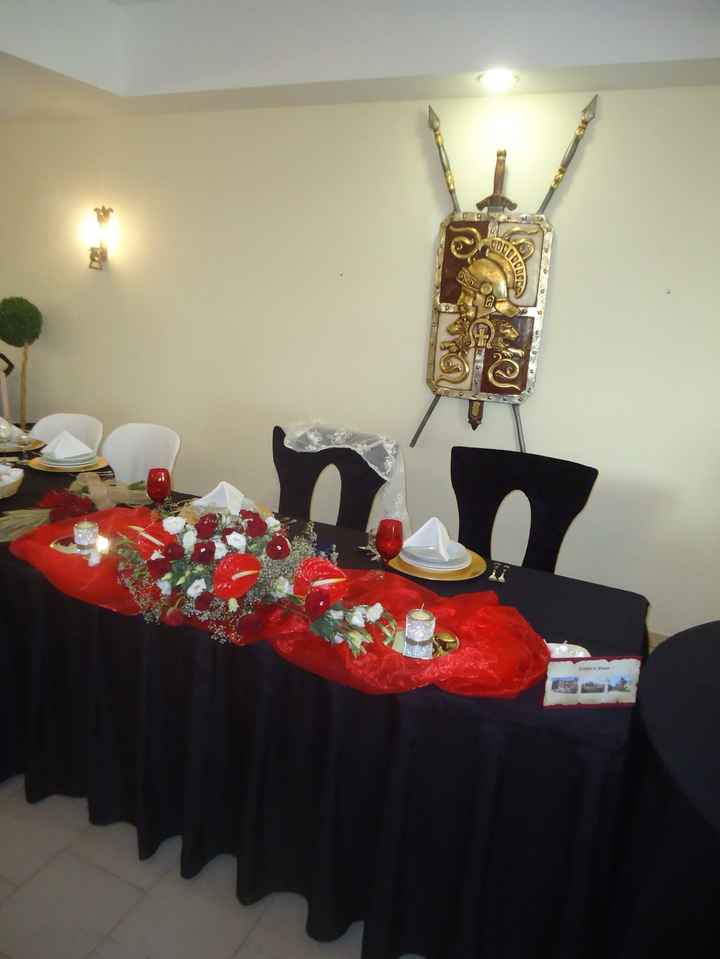 mesa dos noivos