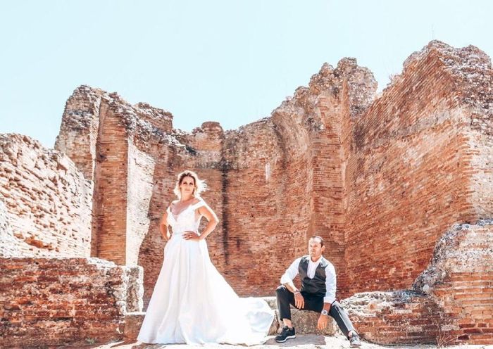 o que fizemos depois de uns dias após o casamento. 1