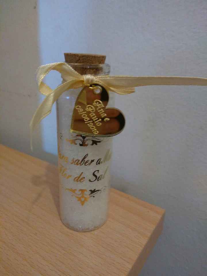 As nossas lembranças de casamento - 1