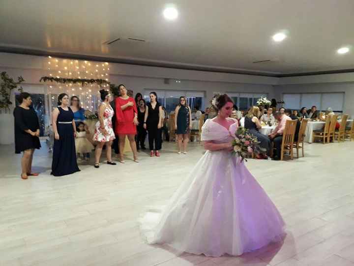 Eu a atirar o bouquet - 1