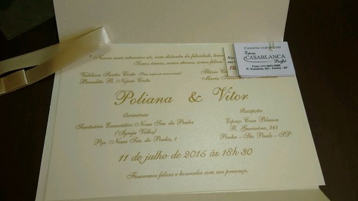 Casamento antecipado :) - 2