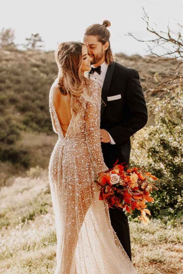 Vestido dourado... Que buquê escolher? - 6