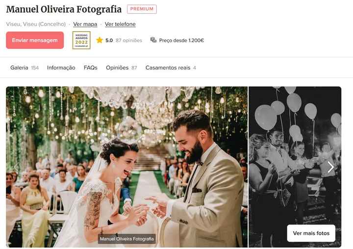 Aquele em que escolhemos o nosso fotógrafo - 1