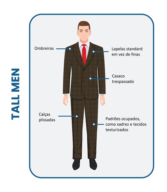 fatos para corpos Baixos, corpos altos e corpos grandes 2